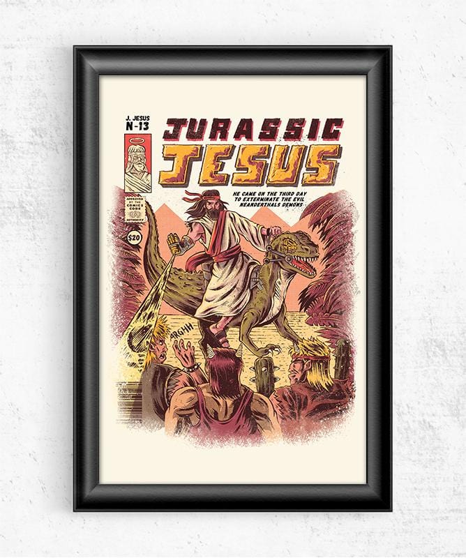 Jurassic Jesus Posters by Ilustrata - Pixel Empire