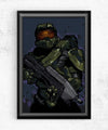 Master Chief Posters by Nikita Abakumov - Pixel Empire
