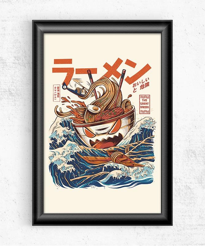 Great Ramen Off Kanagawa Posters by Ilustrata - Pixel Empire