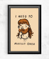 I Need to Mullet Over Posters by Louis Roskosch - Pixel Empire