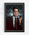 Twin Peaks Illustration Posters by Nikita Abakumov - Pixel Empire