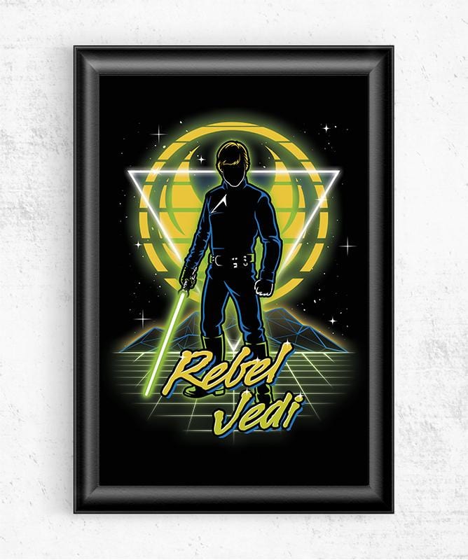 Retro Rebel Jedi Posters by Olipop - Pixel Empire
