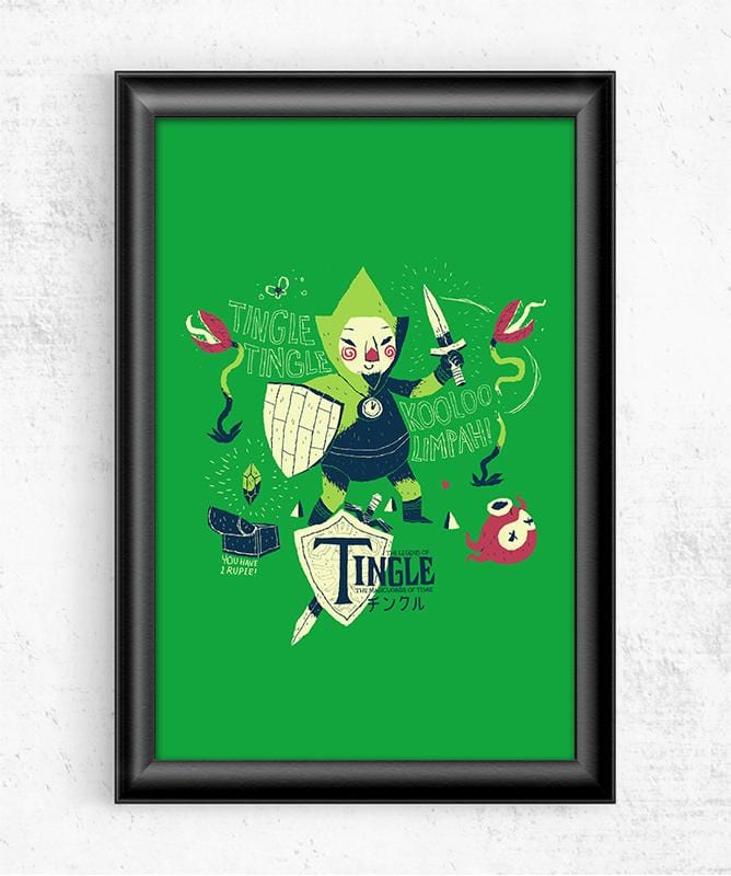The Legend of Tingle Posters by Louis Roskosch - Pixel Empire