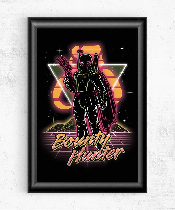 Retro Bounty Hunter Posters by Olipop - Pixel Empire
