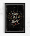 Save the Bees Posters by Ronan Lynam - Pixel Empire