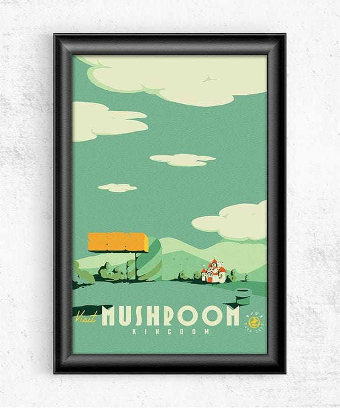 Visit Mushroom Kingdom Posters by Mathiole - Pixel Empire