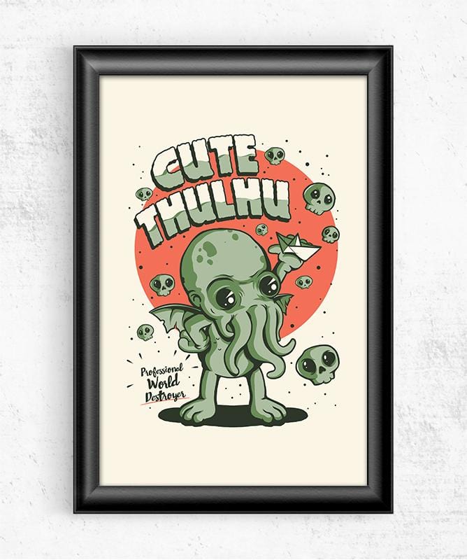 Cutethulhu! Posters by Ilustrata - Pixel Empire