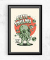 Cutethulhu! Posters by Ilustrata - Pixel Empire