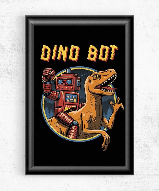 Dino Bot Posters by Vincent Trinidad - Pixel Empire
