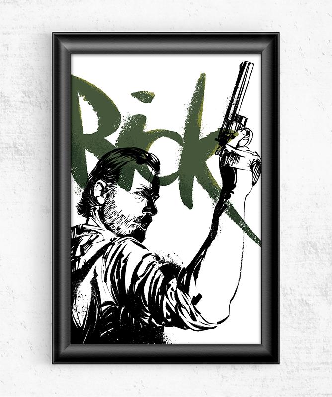 The Walking Dead Rick Posters by Nikita Abakumov - Pixel Empire