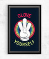 Glove Yourself Posters by Daniel Teres - Pixel Empire