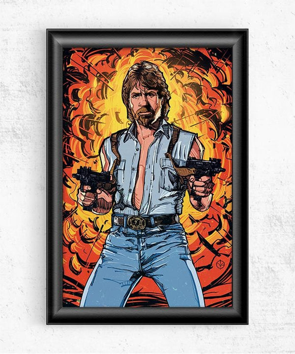 Chuck Norris Posters by Nikita Abakumov - Pixel Empire