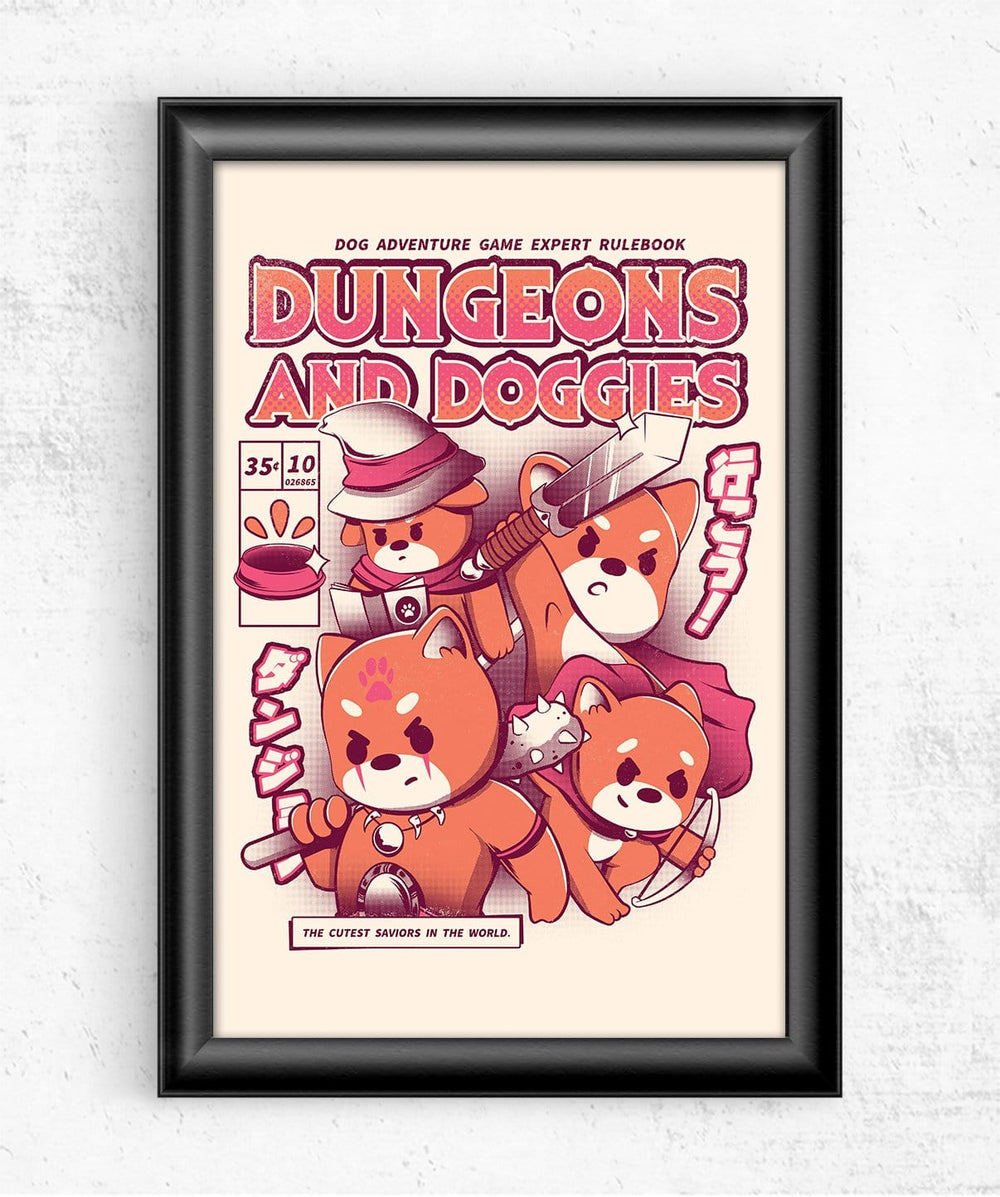 Dungeon and Doggies Posters by Ilustrata - Pixel Empire