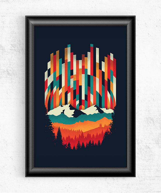 Sunset in Vertical - Multicolor Posters by Dianne Delahunty - Pixel Empire