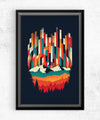 Sunset in Vertical - Multicolor Posters by Dianne Delahunty - Pixel Empire