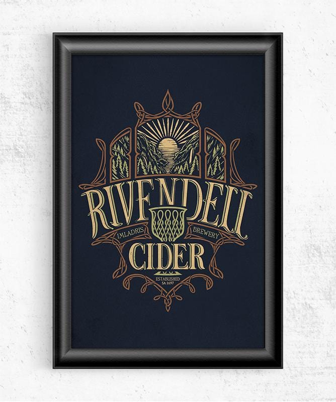 Rivendell Cider Posters by Cory Freeman Design - Pixel Empire