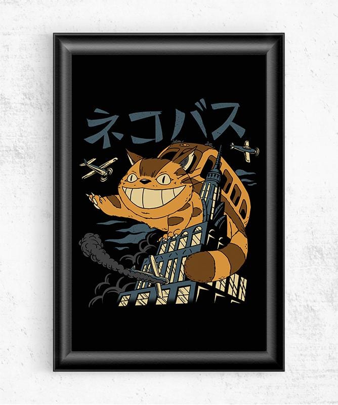 Cat Bus Kong Posters by Vincent Trinidad - Pixel Empire