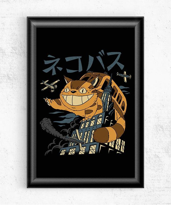 Cat Bus Kong Posters by Vincent Trinidad - Pixel Empire