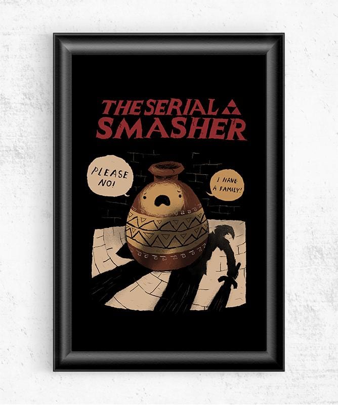 The Serial Smasher Posters by Louis Roskosch - Pixel Empire
