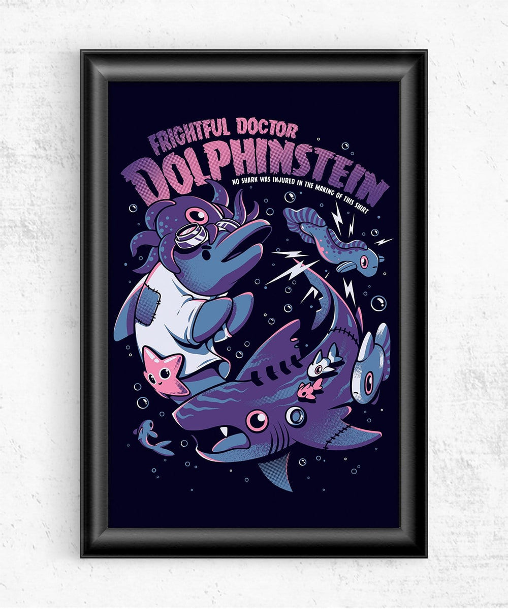 Dolphinstein Posters by Ilustrata - Pixel Empire
