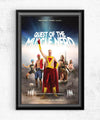 Quest of the Muscle Nerd Poster Posters by Muscle Nerd - Pixel Empire