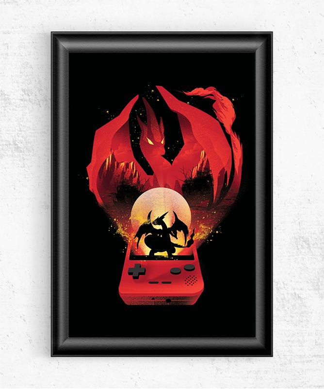 Pokemon Red Posters by Dan Elijah Fajardo - Pixel Empire