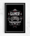 The Gamer Series Posters by Typhoonic - Pixel Empire