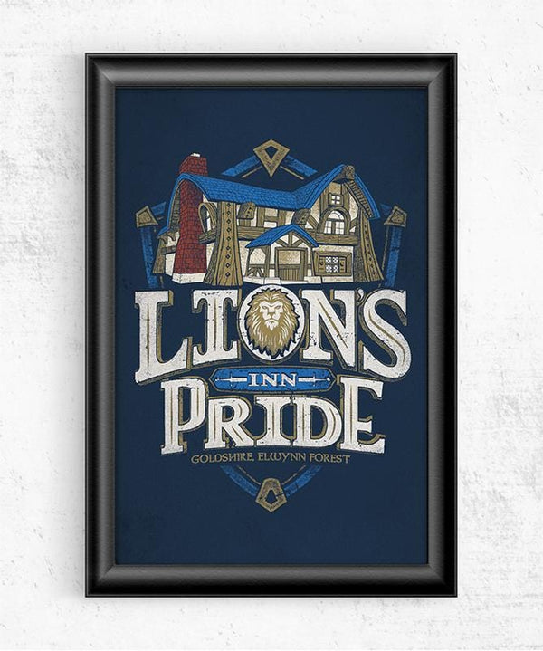 Lion's Pride Inn Posters by Cory Freeman Design - Pixel Empire