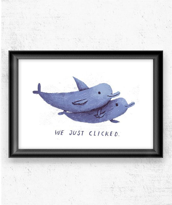 We Just Clicked Posters by Louis Roskosch - Pixel Empire