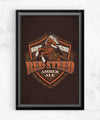 Red Steed Ale Posters by Cory Freeman Design - Pixel Empire