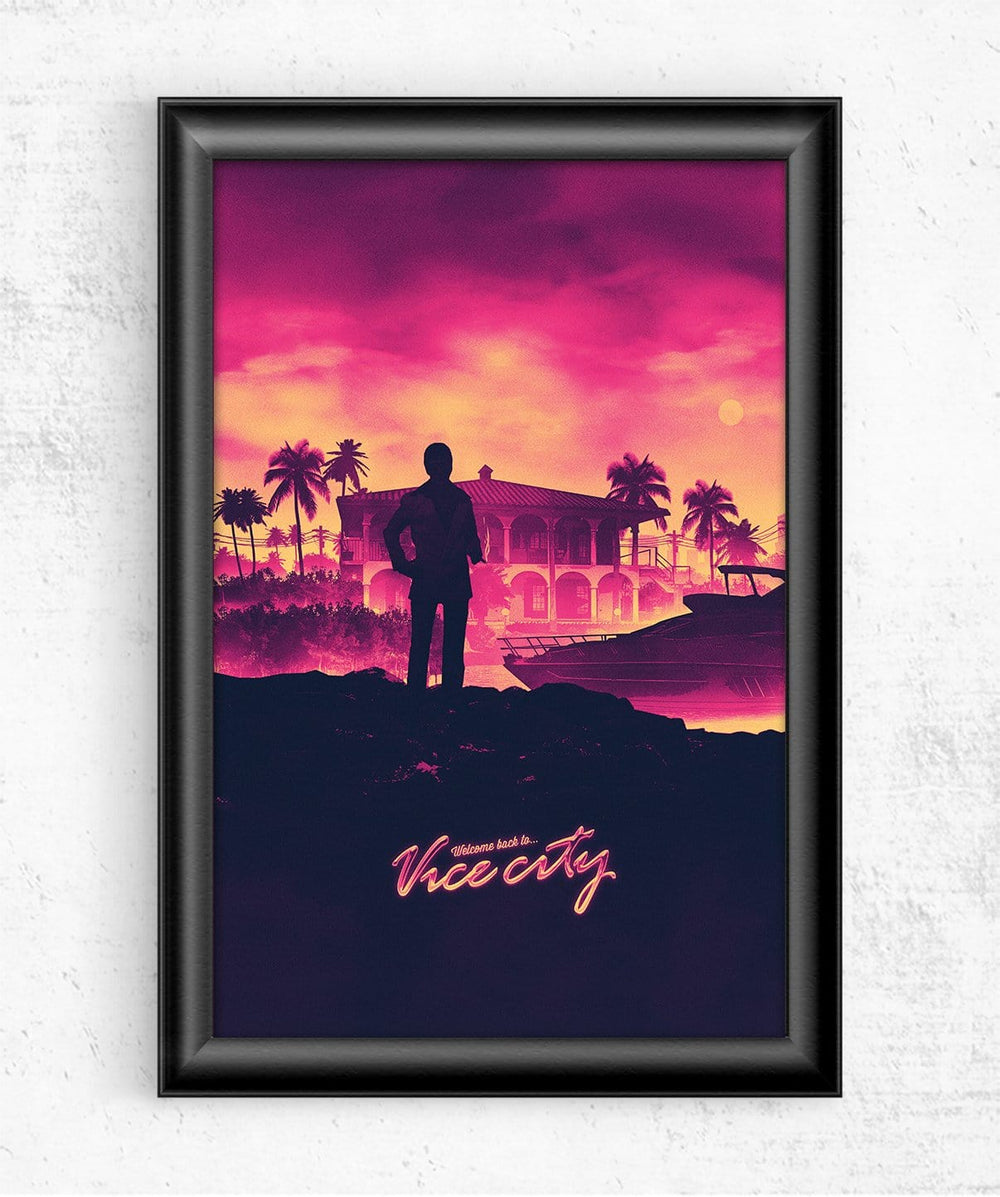 Welcome to Vice City 2 Posters by Mbdsgns - Pixel Empire