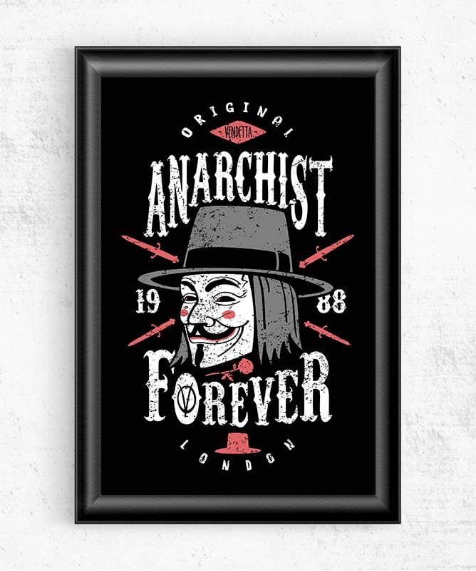 Anarchist Forever Posters by Olipop - Pixel Empire