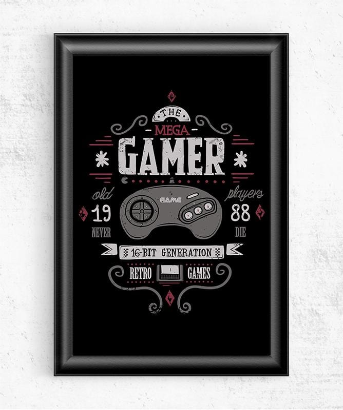 Mega Gamer Posters by Typhoonic - Pixel Empire
