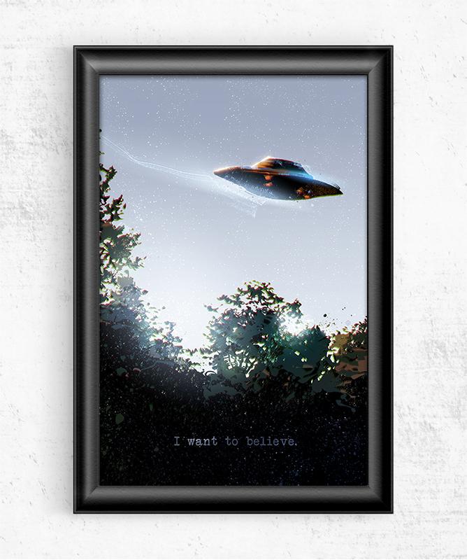 I Want To Believe Posters by Nikita Abakumov - Pixel Empire