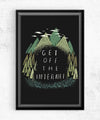Get Off the Internet Posters by Louis Roskosch - Pixel Empire