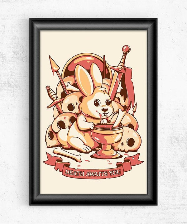 Death Awaits You Posters by Ilustrata - Pixel Empire