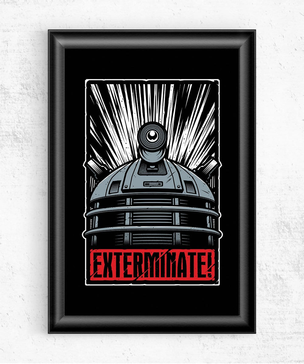 Exterminate! Posters by StudioM6 - Pixel Empire