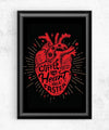 Coffee Makes the Heart Beat Faster Posters by Barrett Biggers - Pixel Empire