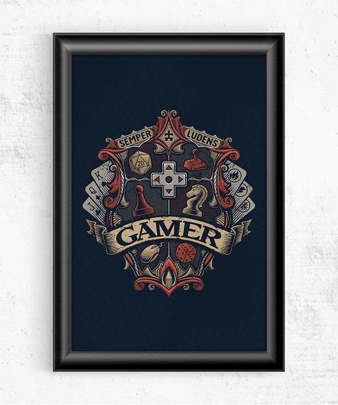 Gamer Crest Posters by Cory Freeman Design - Pixel Empire