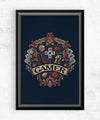Gamer Crest Posters by Cory Freeman Design - Pixel Empire
