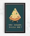 Wanna Pizza Me? Posters by Louis Roskosch - Pixel Empire