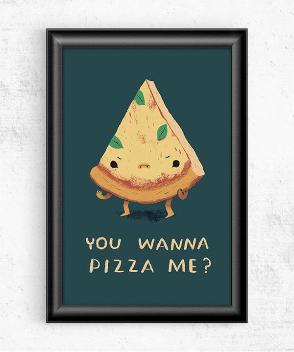 Wanna Pizza Me? Posters by Louis Roskosch - Pixel Empire