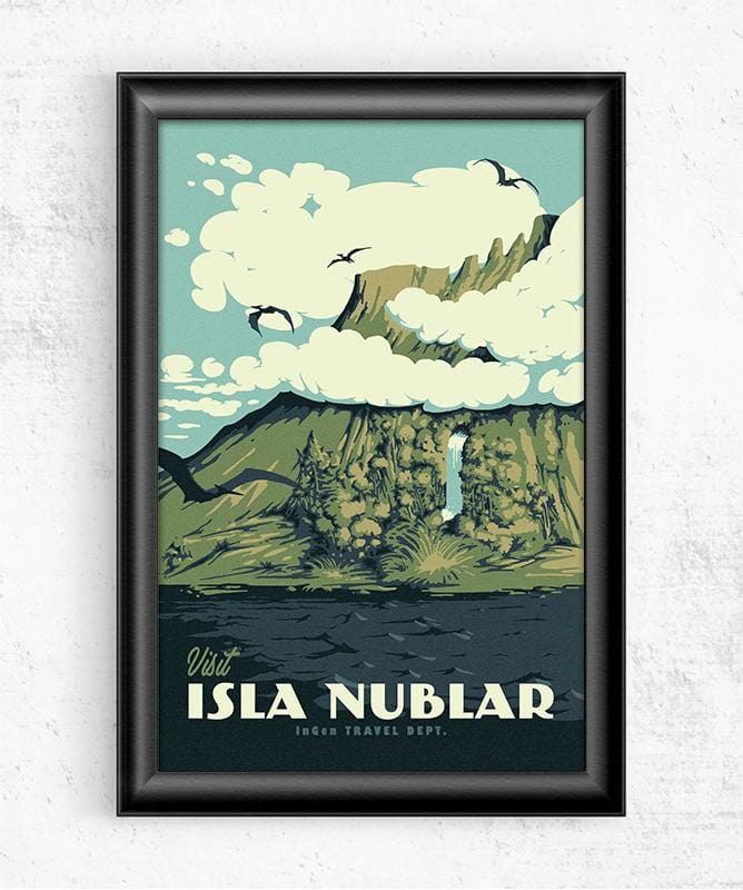 Visit Isla Nublar Posters by Mathiole - Pixel Empire