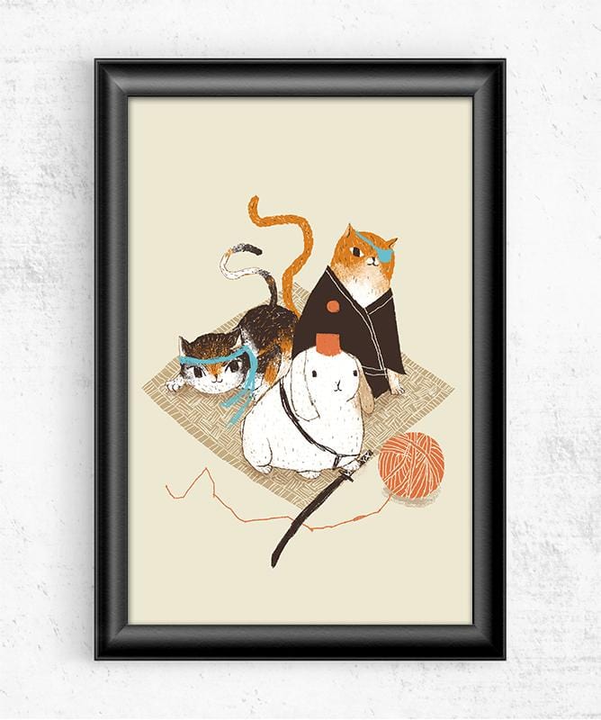 Samurais Posters by Louis Roskosch - Pixel Empire