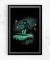 Space Surfer Posters by Vincent Trinidad - Pixel Empire