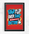 Hairflip Over That Subscribe Button Posters by Beatemups - Pixel Empire