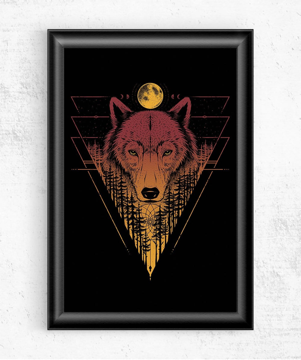 Wild Wolf Posters by StudioM6 - Pixel Empire