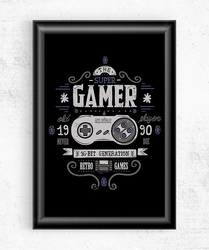 Super Gamer Posters by Typhoonic - Pixel Empire