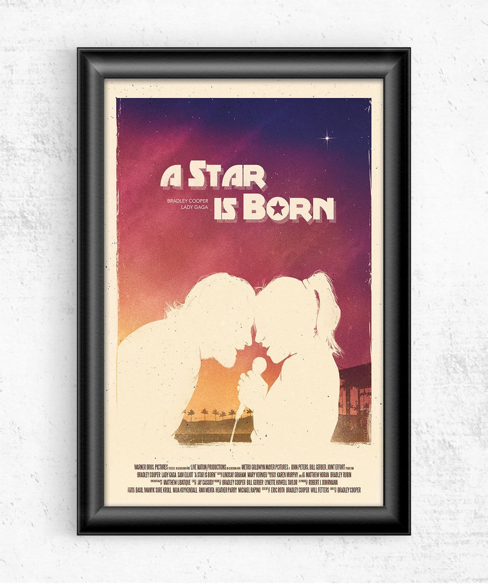 A Star Is Born Posters by Geeky Ninja - Pixel Empire