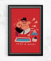 Take A Bath Posters by Louis Roskosch - Pixel Empire
